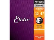 Elixir : #11002: Acoustic Nano Extra Light 10-47