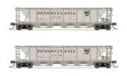Broadway Limited N PRR Class H32 5-Bay Covered Hopper Pennsylvania PRR #3 2 7252