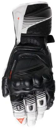 Dainese Fiero Metal, gloves , color: Black/White/Neon-Red , size: 3XL