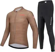 [GRTE] Cycling Jersey Women Set Long Sleeve Bike Shirt Jacket 3D Padded Long Pants Tights Mountain Summer Riding Clothing