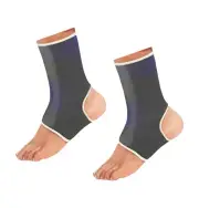 2 Elastic Ankle Brace Compression Support Foot Sports Pain Relief Arthritis soc