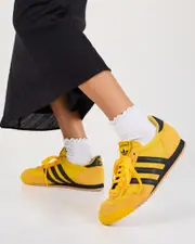 [adidas] adidas Women's R71 Shoes in Crew Yellow/Core Black/Gold Met Size 6 6 Crew Yellow/Core Black/Gold Met