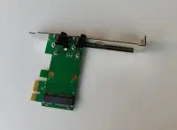 在飛比找Yahoo!奇摩拍賣優惠-『冠丞』MINI PCI-E 轉 PCI-E 筆電無線網卡 