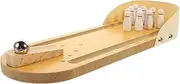 Toy Activities Mini Bowling Games Educational Toys for Elderly Wooden Tabletop Set