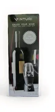 Vinturi Essential Red Wine Aerator No Drip With Filter Screen
