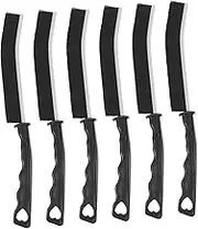CLISPEED 6pcs Grout Cleaning Brushes Corner Scrub Window Track Cleaning Tools for Hard to Reach Areas Ergonomic Design for Effortless Use