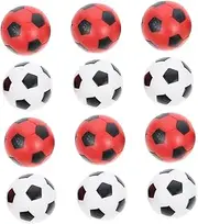 Gatuida 12pcs Soccer Game Balls Vibrant Tabletop Soccer Balls for Foosball Table Replacement Compact Design for Standard Games for Birthday Parties and Special Events