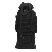 100L Oxford Waterproof Backpack Mountaineering Bag Camouflage Outdoor Travel Bag BLACK COLOR