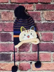 Knitted Cat Hat Beanie C5