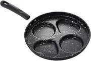 ULTECHNOVO Handheld Breakfast Pan Nonstick Frying Pan for Eggs Pancakes Cup Design Easy to Clean Kitchen Utensil for Home Restaurant Use