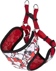 Peanuts Charlie Brown Snoopy Red Dog Harness, Size Small | Small White Dog Harnesses with Red Features, Dog Harness for Small Dogs | No Pull Dog Harness, Dog Apparel & Accessories for All Dogs