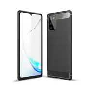 MCC Slim Samsung Galaxy Note20 4G 5G Carbon Fibre Soft Case Cover Note 20 [Black]