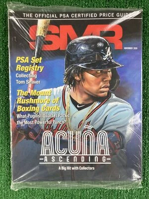SMR Magazine PSA November 2020 SMR PSA Price Guide Ronald Acuna J. November 2020
