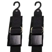 Heavy Duty Boat Trailer Transom Strap (2PK) - 2 inch x 48 inch Adjustable Mar...