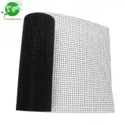 24'' × 50' Black Vinyl Coated Welding Mesh Hardware Cloth 1/2In Chicken Wire
