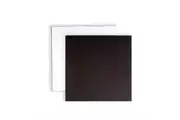 6in Square Masonite Cake Board - Black