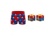 Crazy Boxers Disney Mickey Mouse Faces Boxer Briefs in Present Box Large (36-38)