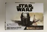 STAR WARS Mini Waffle Maker - Mandalorian - Disney - New In Box - Ships Fast