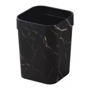 Lidless Wastebasket Small Trash Bin Square Can Marble Office Bathroom Garbage