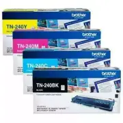 Brother GENUINE TN-240 TN240 Toner Cartridge CMYBK 4 Colour