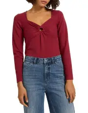[Marcs] Shake It Off Rib Top in Fearless