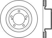 StopTech for 17-18 Lexus LX SportStop Cryo Slotted & Drilled Front Right Rotor (for: Lexus)
