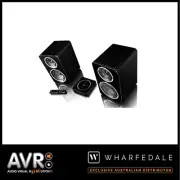 Wharfedale Diamond A1 Active Bookshelf Speakers - Black and White Finishes
