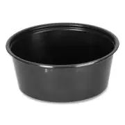Fabrikal PPC325B Portion Cups, 3.25 Oz, Plastic, Black, 250/sleeve, 10
