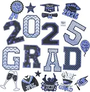 Unique Graduation Decor: Congrats Grad Magnets Caps Stars Car Fridge Magnets for Graduation Party