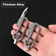 Creative Titanium Alloy Keyring Knife Edc Pocketknives Outdoor Multi-tool