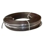White Lightning Electric Fence Wire 1320' 12.5-Gauge Coated High Tensile Brown