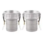 Aluminum Type C Cam Lock FittingsCam and Groove Hose Fitting2" Female Coupler...