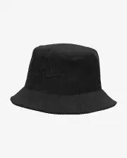Nike Apex Corduroy Bucket Hat Black FB5385-010 Unisex Medium M