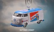 Bazooka Bubble Gum White Volkswagen VW Panel Van Christmas Ornament Delivery