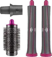Hair Curling Barrel Volumizing Brush Attachments with Adaptor for Dyson Hair Dryer Converting to Hair Styler, for Dyson for Airwrap Styler