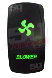 On/Off Green Rocker Switch Blower Boat Tige Sea Ray Fountain Racing