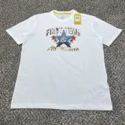Under Armour Curry First Team All Star Buckets Mens Large White T-Shirt SS $50