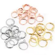 Wire Setting Based Setting Hooks Gold Silver Colors Clasps Hook Accessory 30pcs