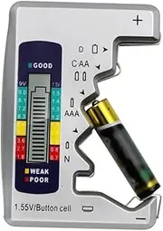 OSALADI Digital Battery Test Meter Lightweight -Coded Power Levels Quick Battery Model Testing