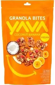 Yava Granola Bites Coconut Banana 125g
