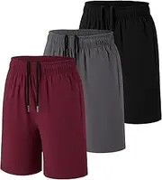 [Somaibo] Boys Athletic Shorts Kids Quick Dry Basketball Soccer Running Sports Active Gym Performance Shorts with Pockets