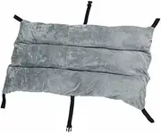 INOOMP Dog Sofa Bed Luxurious Pet Couch Warm Dog Resting Pad Dog Furniture Extra Wide for Medium-Large Dogs Grey