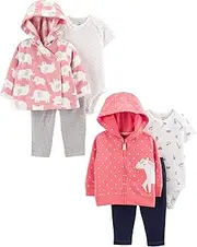 [Carter's] Baby Girls 2-Pack 3-Piece Cardigan Set