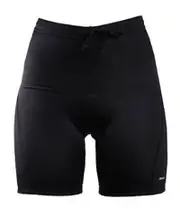 Santini Ladies Mini Shorts - Black Size 2XL