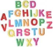 26pcs Fridge Magnets Magnetic Playset Magnetic Letters White Board for Fridge Alphabet Magnetic Fridge Ornament Home Decorations PVC Soft Glue Colorful GETAJGHSD