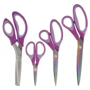 JubileeYarn Titanium Softgrip Scissors Set - Pinking, Sewing, Arts, Crafts, O...