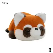 25-50cm New Panda Flips Into Raccoon Plush Doll Panda Doll