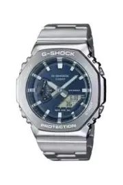 Casio G-SHOCK G-STEEL Men's Silver Analog-Digital Watch GM2110D-2B
