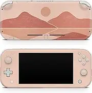TACKY DESIGN MINIMALISTIC mountain landscapes skin for Nintendo switch lite, Pastel switch lite Stickers, Vinyl 3m decal, Full wrap cover