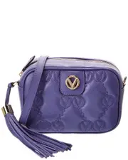 Valentino by Mario Valentino Amel Monogram Leather Crossbody